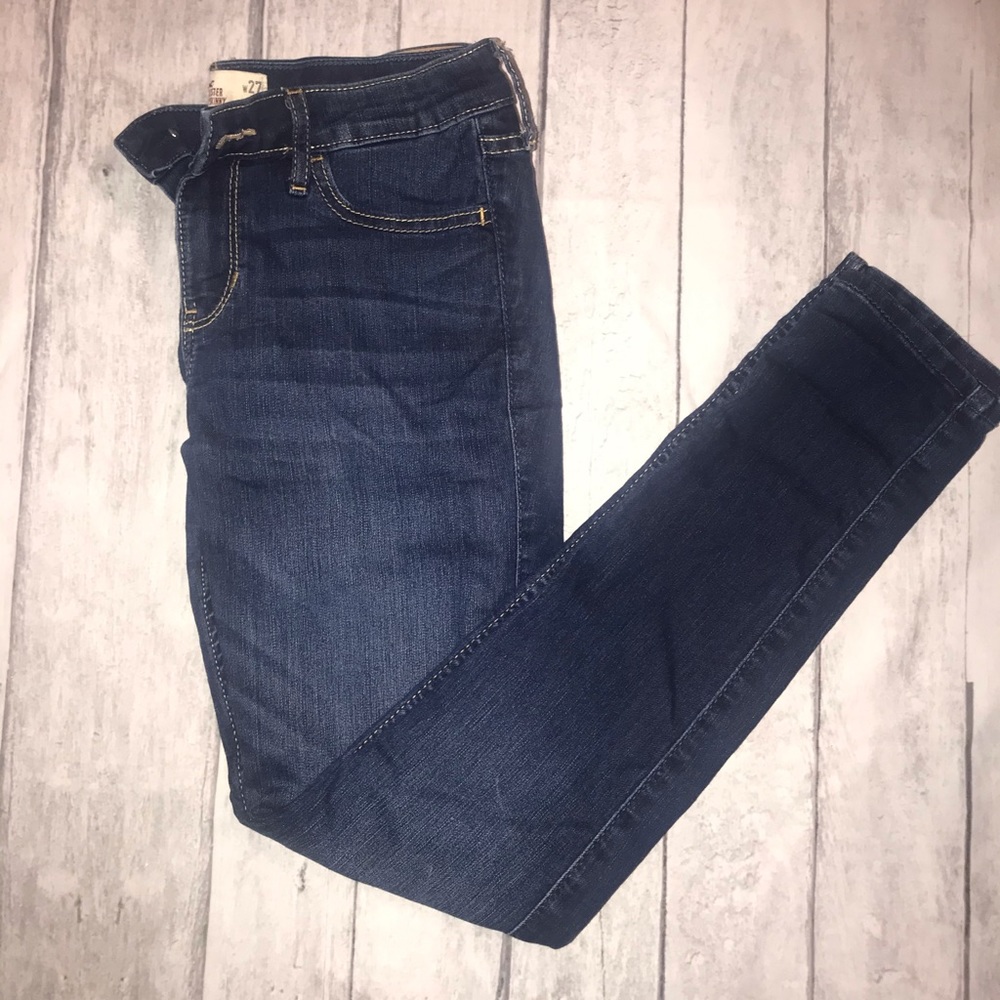 Hollister Super Skinny Dark Jeans